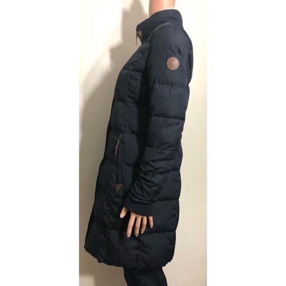 Lauren Ralph Lauren  Womens Black Full Zip Puffer Down Jacket  Sz S - Picture 3 of 12